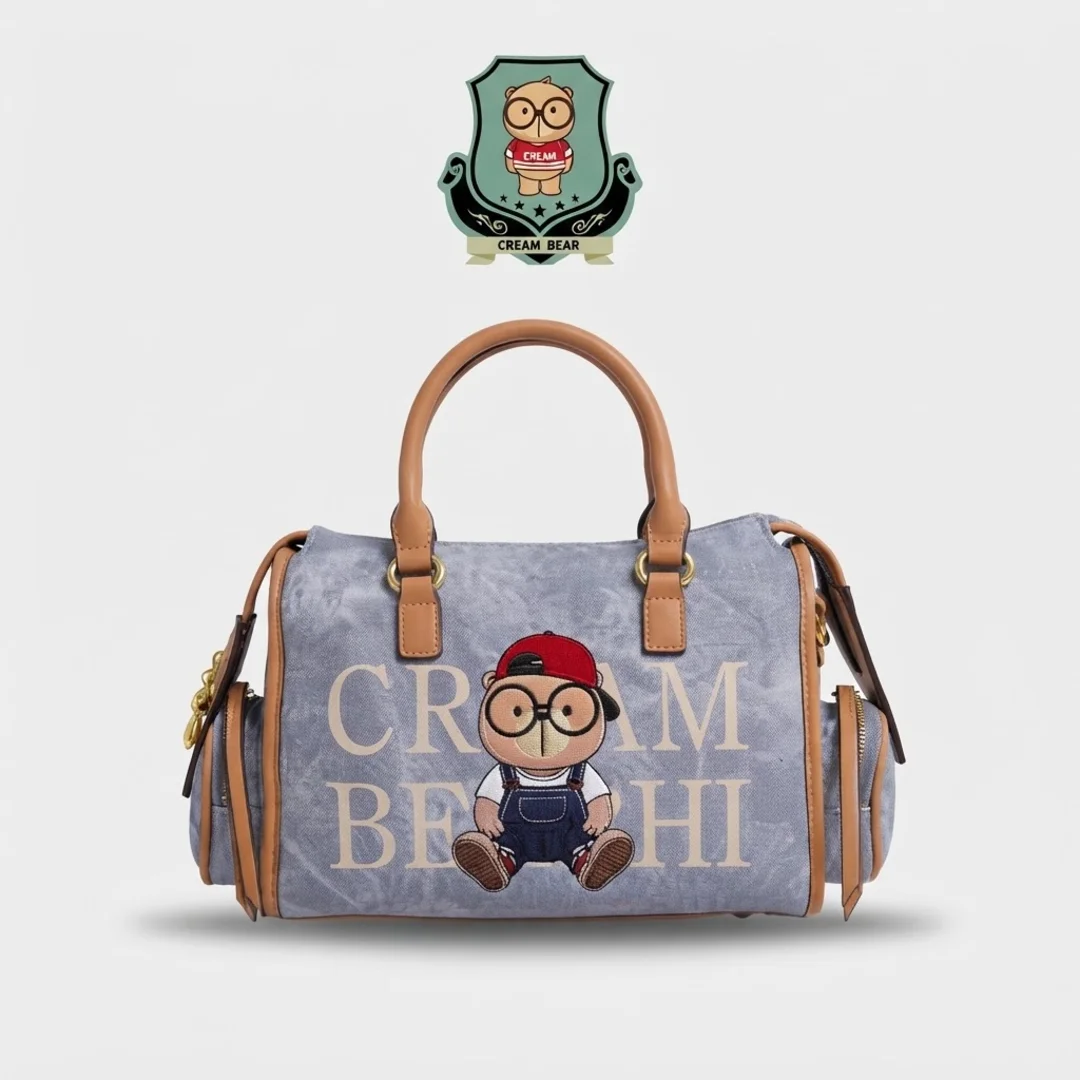 Mochila A4 en CREAM BEAR Mochila A4 en CREAM BEAR